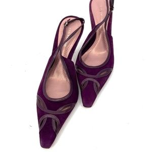 Purple Anne Taylor Heels, Size 6.5